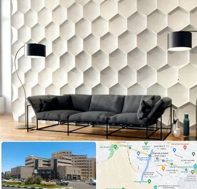 دیوارپوش فومی سه بعدی در صیاد شیرازی مشهد 