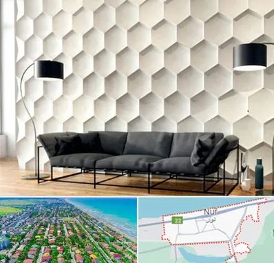 دیوارپوش فومی سه بعدی در نور