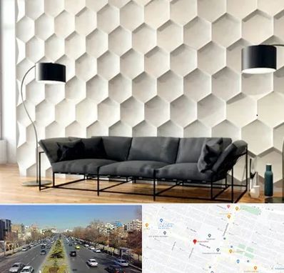 دیوارپوش فومی سه بعدی در بلوار معلم مشهد 