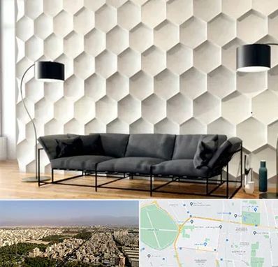 دیوارپوش فومی سه بعدی در نازی آباد 