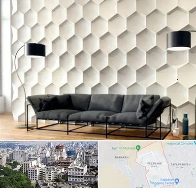 دیوارپوش فومی سه بعدی در ولنجک 