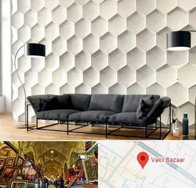 دیوارپوش فومی سه بعدی در بازار وکیل شیراز