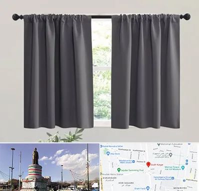 پرده ارزان در کارگر جنوبی 