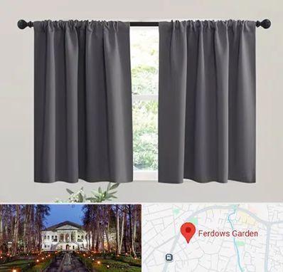 پرده ارزان در باغ فردوس