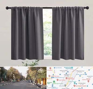 پرده ارزان در شریعتی 