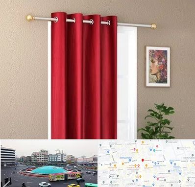 پرده پانچی در میدان انقلاب 