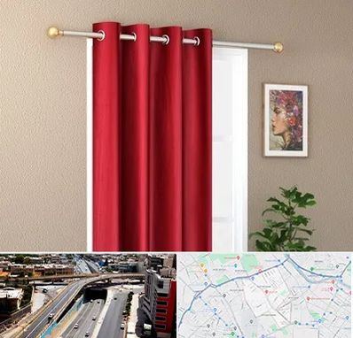 پرده پانچی در ستارخان شیراز 