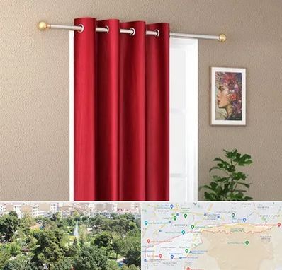 پرده پانچی در منطقه 13 تهران 