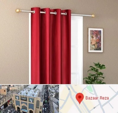 پرده پانچی در بازار رضا مشهد