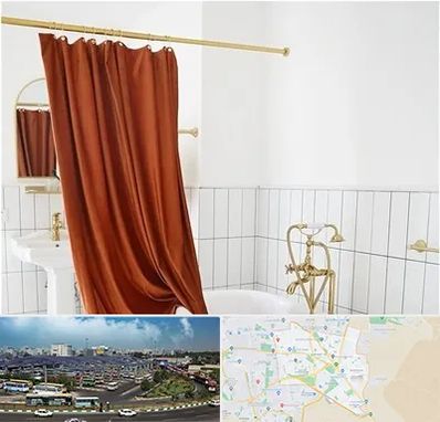 پرده حمام در منطقه 15 تهران 