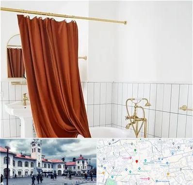 پرده حمام در میدان شهرداری رشت 