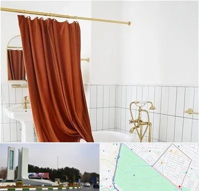 پرده حمام در بلوار فلسیطین مشهد