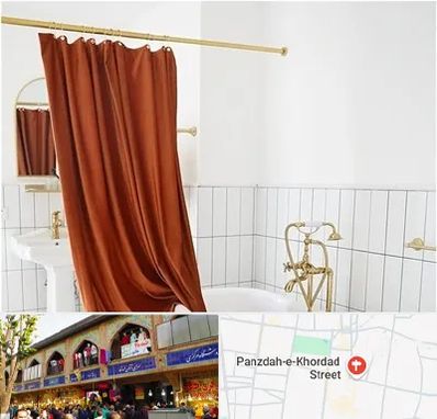 پرده حمام در 15 خرداد