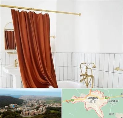 پرده حمام در گرگان