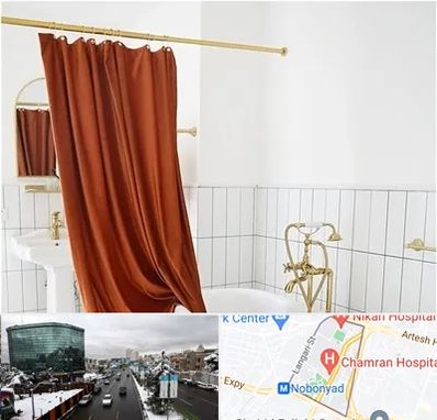 پرده حمام در اقدسیه 