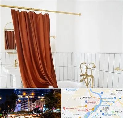 پرده حمام در کیانپارس اهواز 