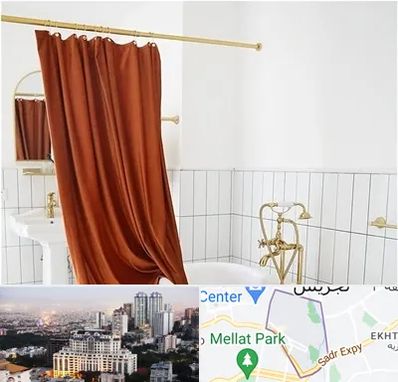 پرده حمام در الهیه 