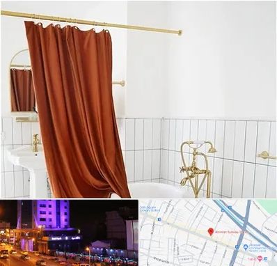 پرده حمام در آبرسان تبریز