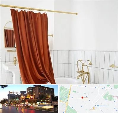 پرده حمام در بلوار سجاد مشهد 