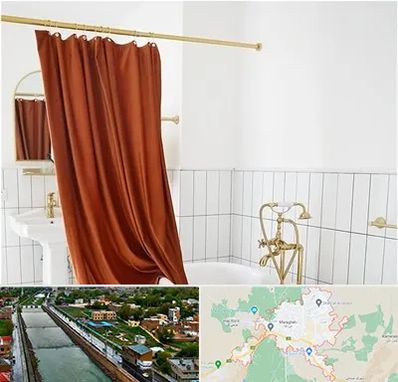 پرده حمام در مراغه