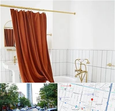 پرده حمام در امامت مشهد 