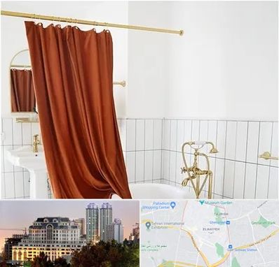 پرده حمام در فرشته 