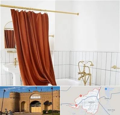 پرده حمام در ایرانشهر