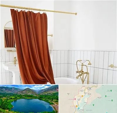 پرده حمام در رودبار