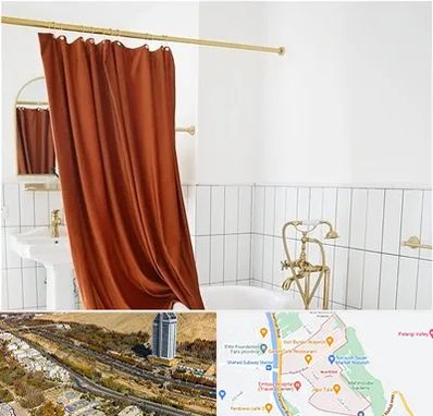 پرده حمام در خیابان نیایش شیراز 