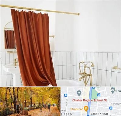 پرده حمام در چهارباغ اصفهان 