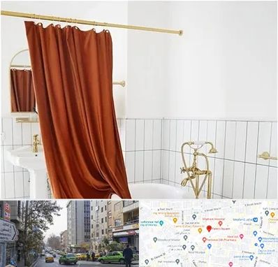 پرده حمام در فاطمی 