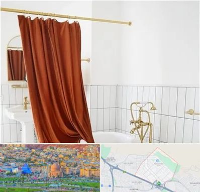 پرده حمام در رشدیه تبریز