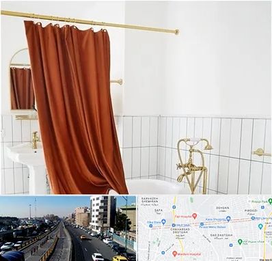 پرده حمام در پیروزی 