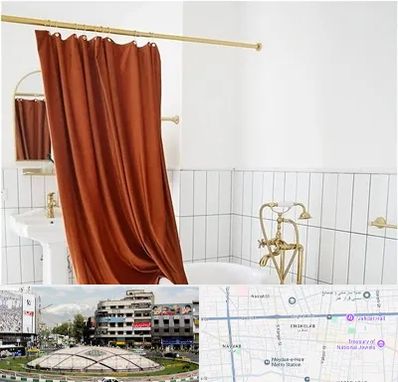 پرده حمام در مرکز تهران