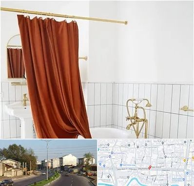 پرده حمام در ضیابری رشت 