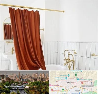پرده حمام در منطقه 1 تهران 