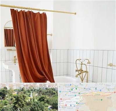 پرده حمام در منطقه 13 تهران 