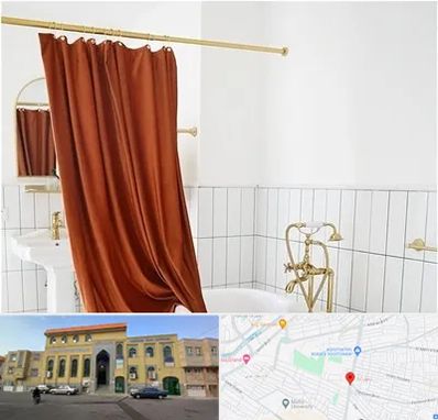 پرده حمام در زنبیل آباد قم