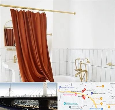 پرده حمام در پارک وی 