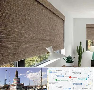 پرده شید در کارگر جنوبی 