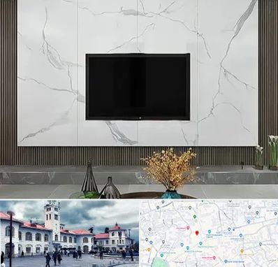 ماربل شیت در میدان شهرداری رشت 