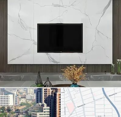 ماربل شیت در خیابان بهشتی