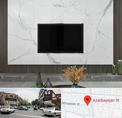 ماربل شیت در خیابان آذربایجان