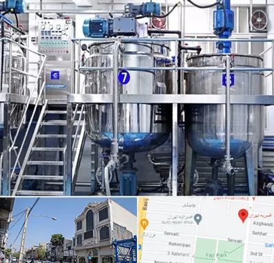 فروش خط تولید مواد شوینده در افسریه 