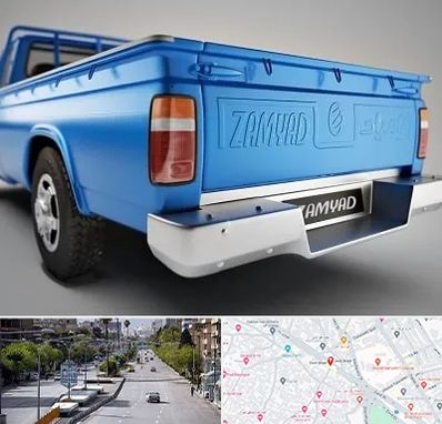 نیسان بار در خیابان زند شیراز