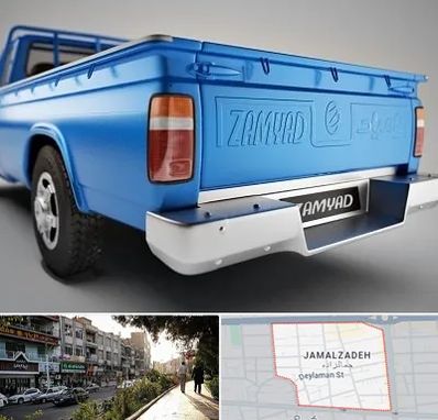 نیسان بار در خیابان جمالزاده