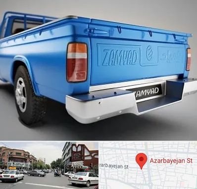 نیسان بار در خیابان آذربایجان