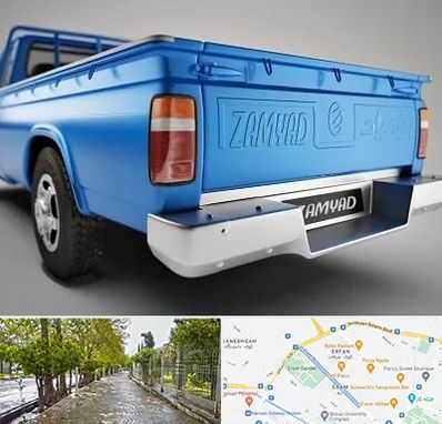 نیسان بار در خیابان ارم شیراز