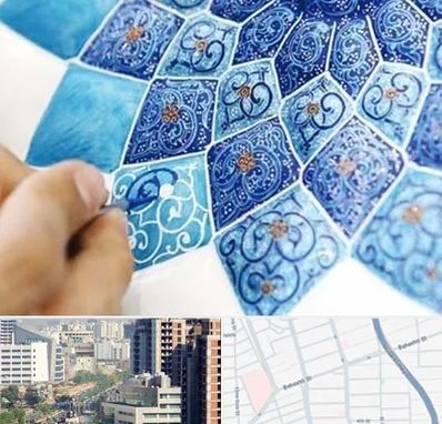 آموزشگاه میناکاری در خیابان بهشتی