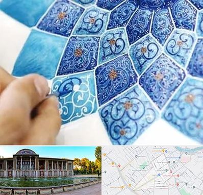 آموزشگاه میناکاری در عفیف آباد شیراز 